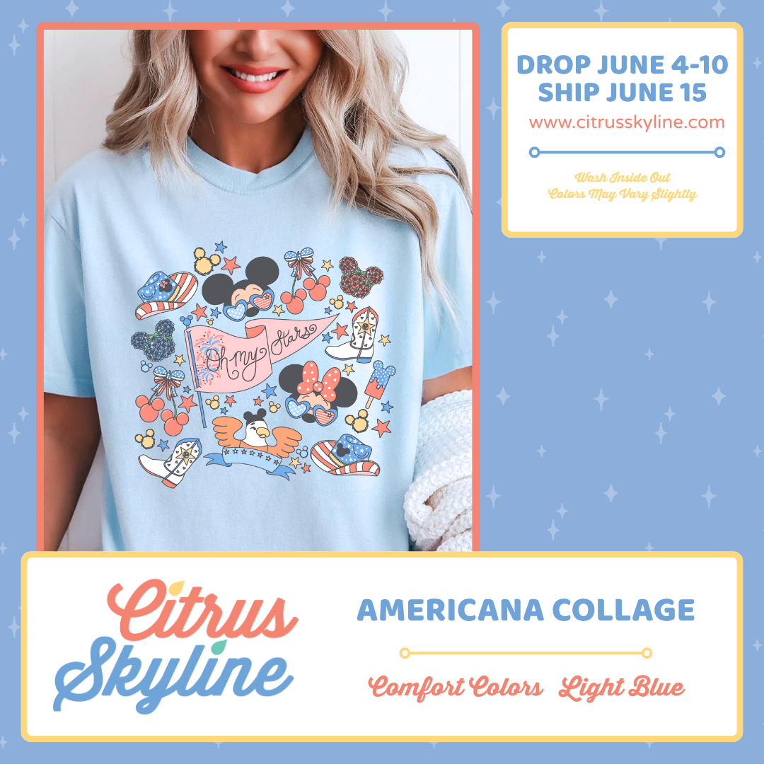 Americana Collage Celebration Shirt