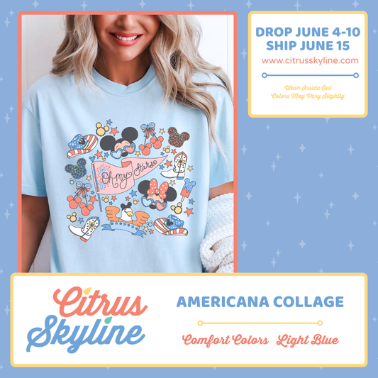 Americana Collage Celebration Shirt