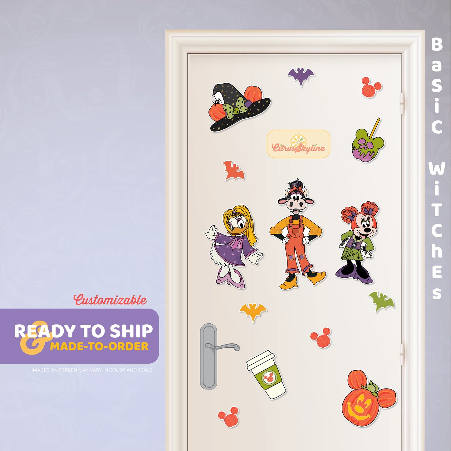 Cruise Gift Tags with the Boo To You Halloween Theme from CitrusSkyline for Fish Extender, Pixie Gifting, or Cast Member Appreciation Gift