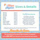 Floaty Friends Disney Cruise Magnets with Custom Tube Names, Palm Trees, Castle, Beach Ball