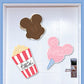 Disney Cruise Snack Magnets: Ice Cream Bar, Dole Whip, CinnaMickey, Mickey Sandwich, Popcorn, Cotton Candy - Customizable