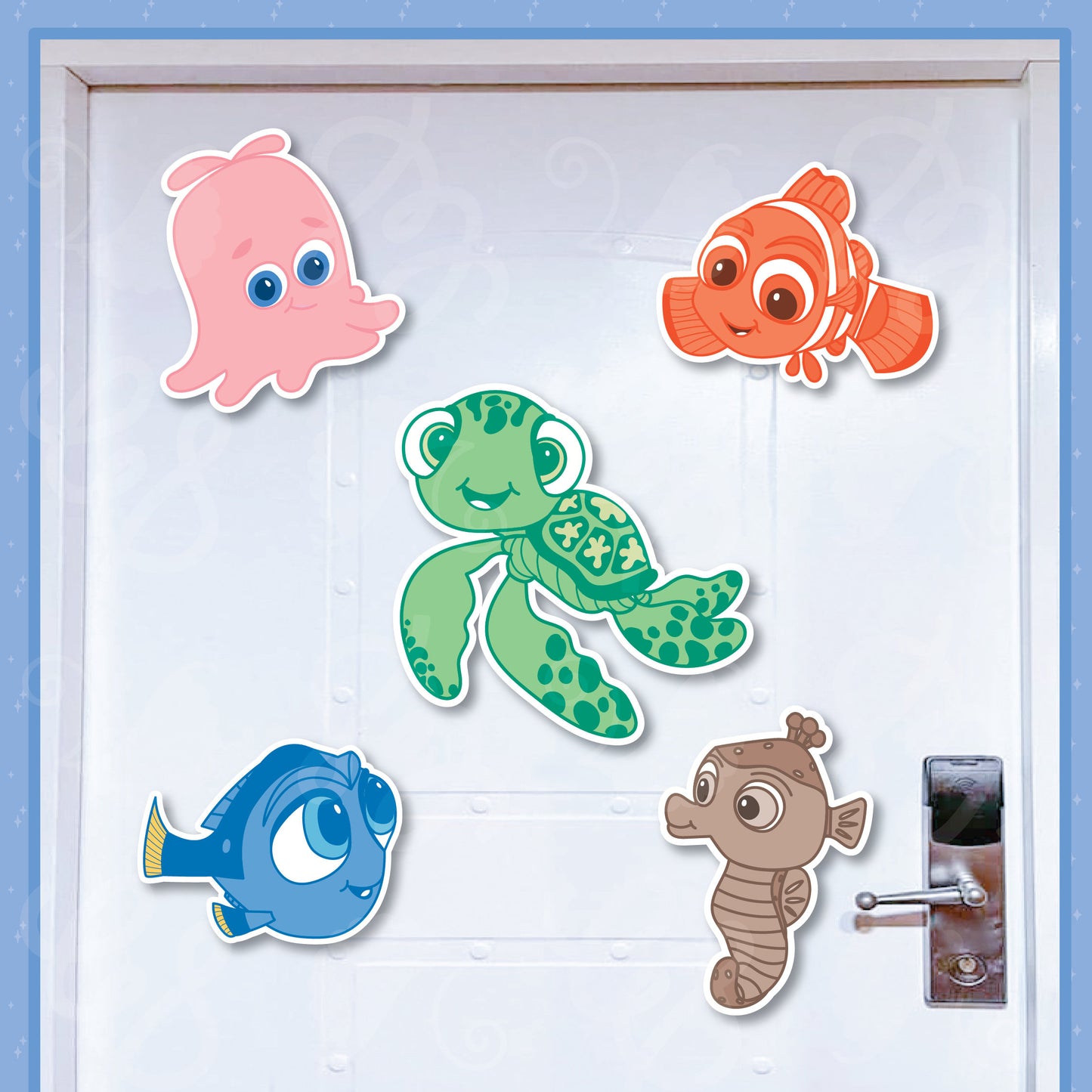 Finding Nemo and Dory DCL Cruise Magnet Themed Sea Babies for Disney Cruises